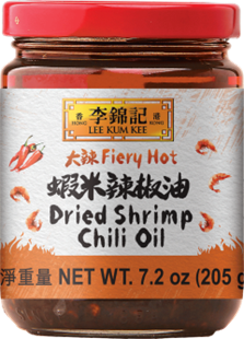 Fiery Hot Dried Shrimp Chili Oil, 7.2 oz (205 g), Jar