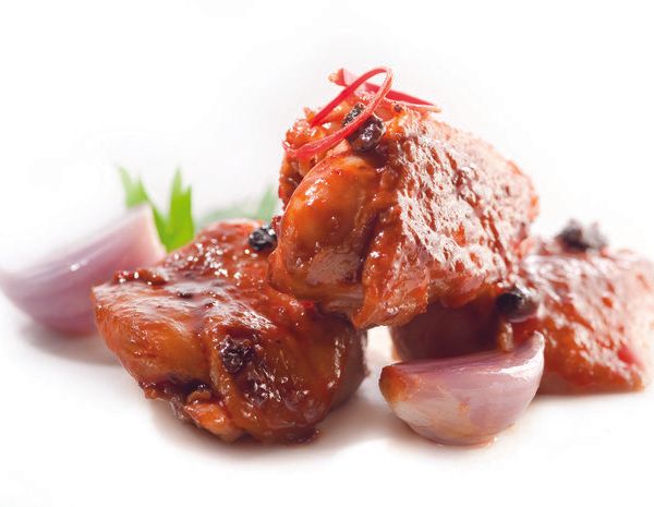 Stir-Fried Chicken with Spicy Black Bean Sauce