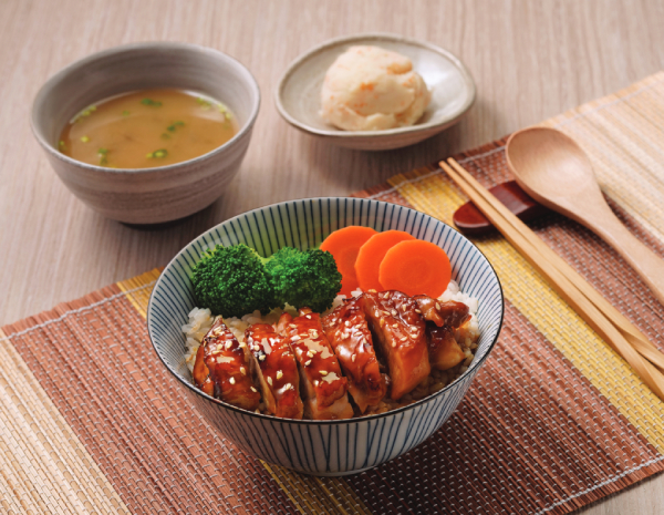Chicken Stick Rice with Japanese Style Teriyaki Sauce