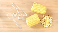 How to remove corn kernel from the cob