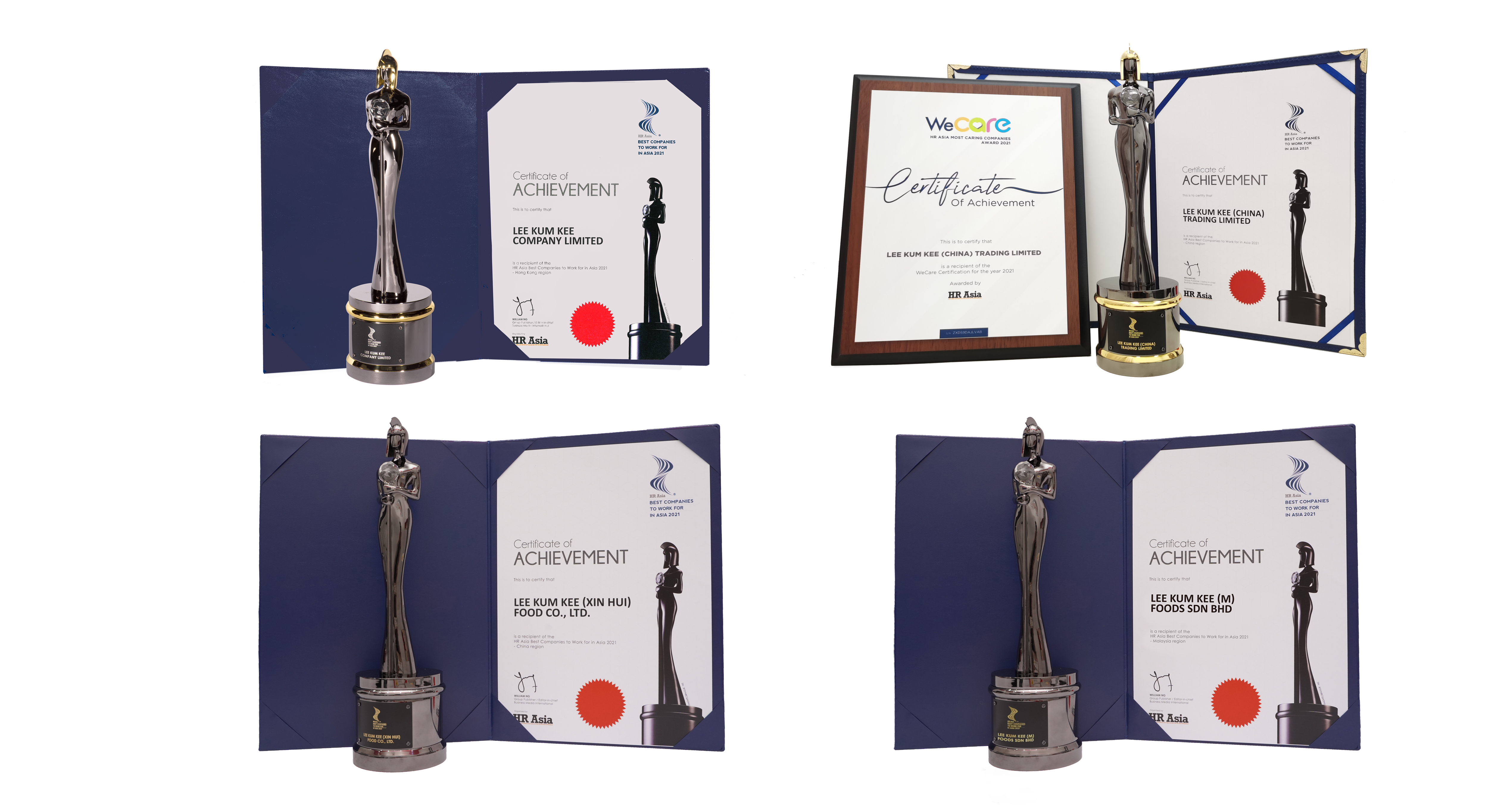 李锦记酱料集团再获 “亚洲最佳企业雇主奖” 。