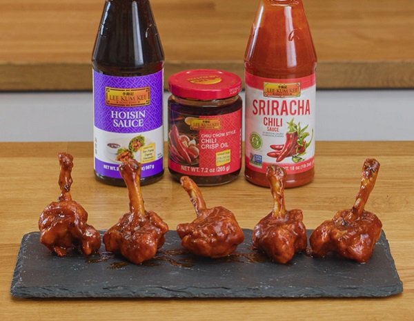 Recipe  Sticky Sriracha Wing Pops