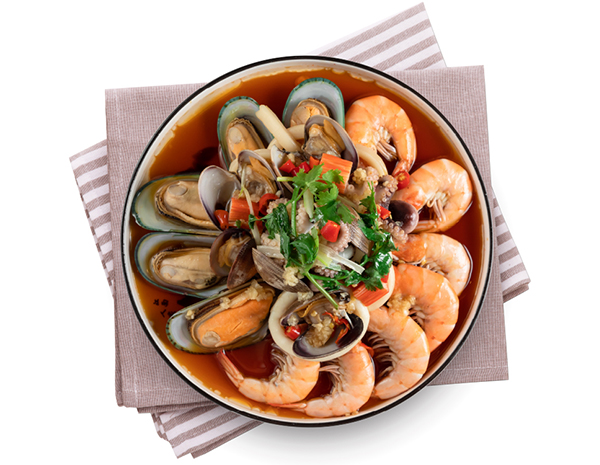Recipe Boiled Seafood Platter