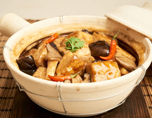 Recipe Braised Tofu with Shiitake Mushrooms