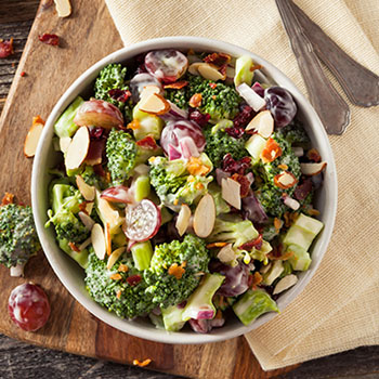Recipe Broccoli and Grape Roasted Sesame Salad S