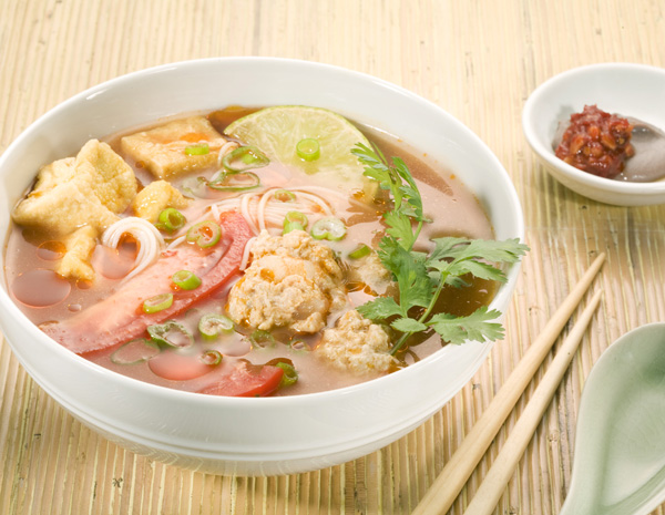 Recipe Bun Rieu Meat Ball Soup with Noodle