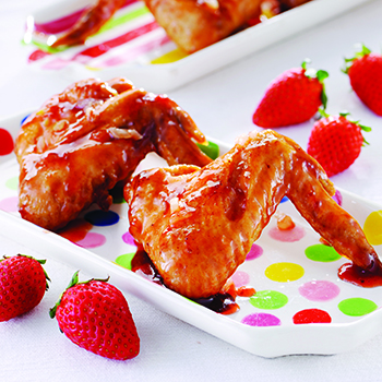 Chicken Wings with Sweet Oriental BBQ Sauce