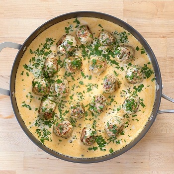 Recipe Creamy Chicken Piccata Meatballs S
