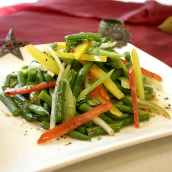 Recipe French Baby Green Bean Salad with Premium Soy Vinaigrette