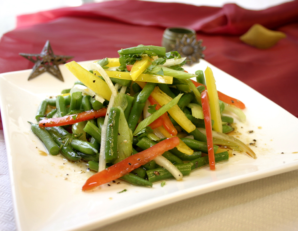 Recipe French Baby Green Bean Salad with Premium Soy Vinaigrette