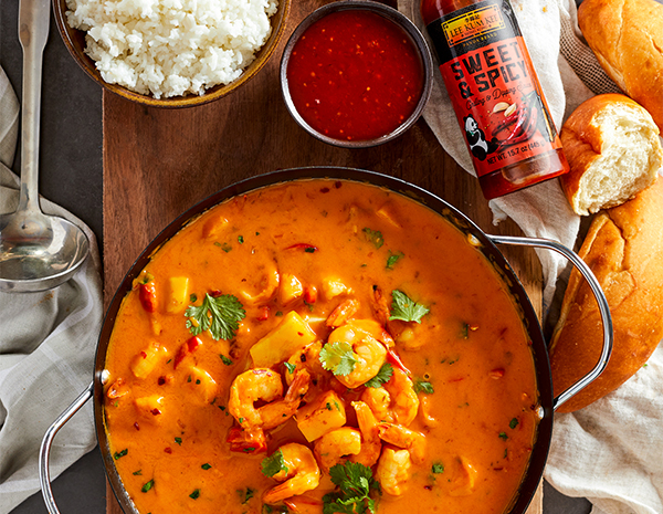 Recipe Pineapple and Shrimp Red Curry Soup