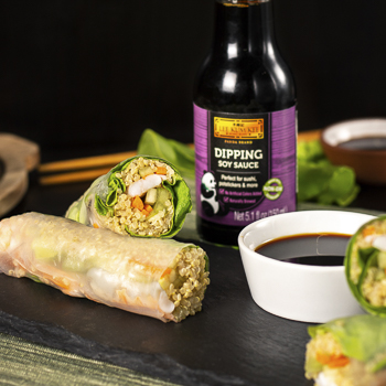 Recipe Shrimp Spring Rolls with Dipping Soy Sauce S