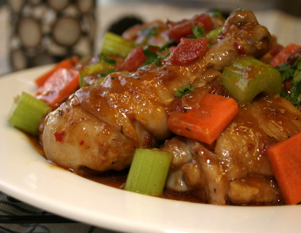 Recipe Spicy Chicken Stew with Oyster Flavored Sauce