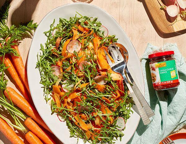 Recipe Spicy Shaved Carrot Salad