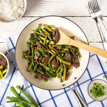 Recipe Steak and Asparagus Stir Fry S
