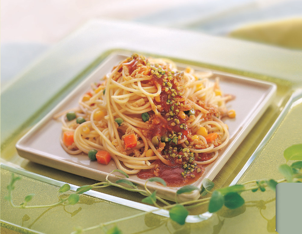 Recipe Stir-Fried Spaghetti and Chicken