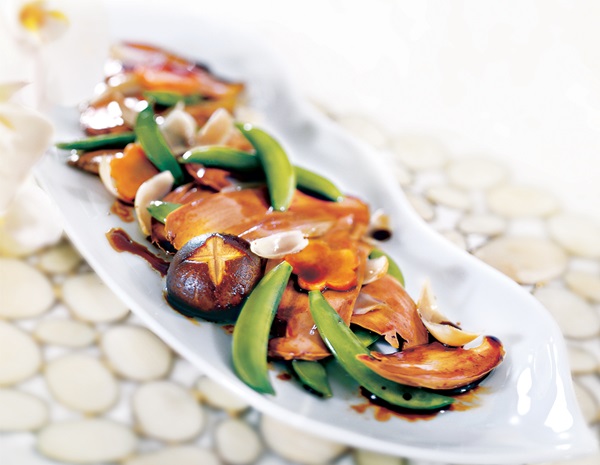 Recipe Stir-Fried Vegetarian Abalone with Vegetables