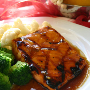 Recipe Sweet Ginger Salmon with Plum Sauce S