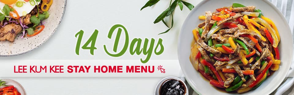 Stay Home 14 Days Menu banner