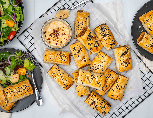 Web Res Sausage Rolls with an Asian Twist Topdown Landscape