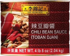 Chili Bean Sauce (Toban Djan), 4lb 8oz (2.04 kg), Tin Can