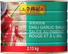 Sauce au piment rouge et à l’ail, 2.13 kg, boîte de conserve