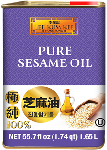 Pure Sesame Oil 55.7 fl oz (1.65 L) Tin Can