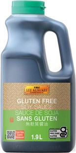 Sauce de soja sans gluten, 1.9 L, seau