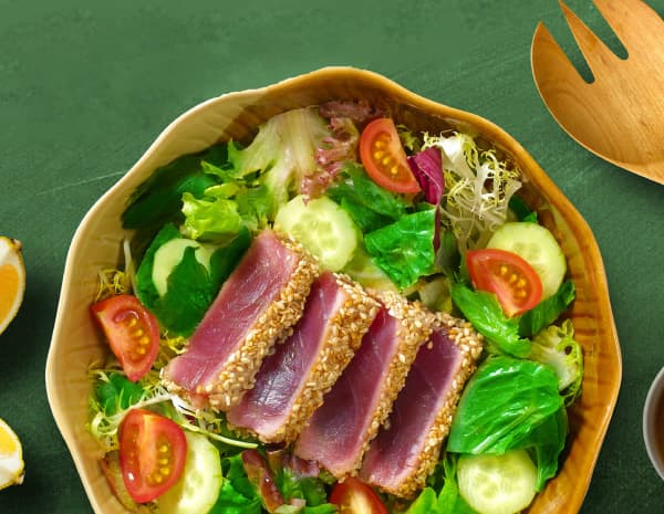 Tuna Salad with Oyster Sauce Dressing