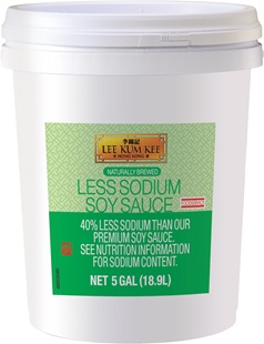 Less Sodium Soy Sauce 5 gal (18.9 L) Pail