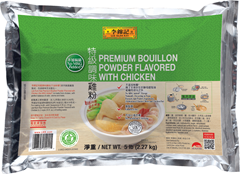 Premium Bouillon Powder Flavored with Chicken, 5 lb (2.27 kg) Foil Bag