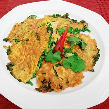 Recipe Chinese Chive and Shrimp Omelet S